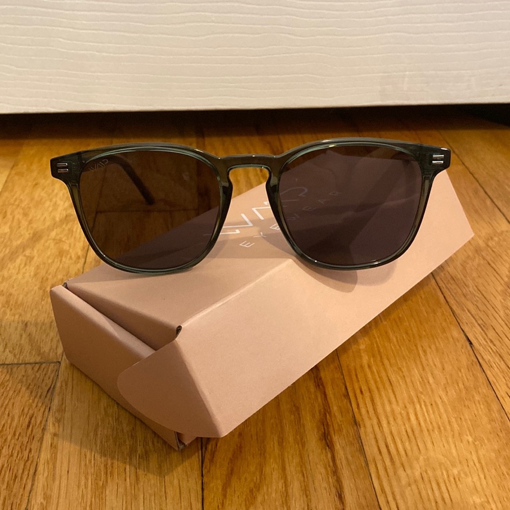 WMP eyewear nick polarized sunglasses in emerald green/black